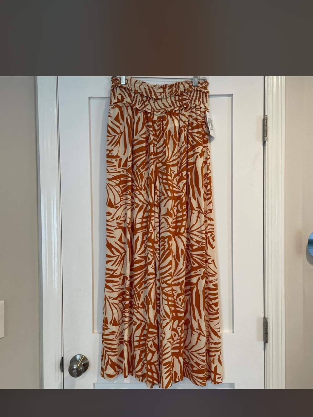 Patrons of peace palazzo pants w pockets L